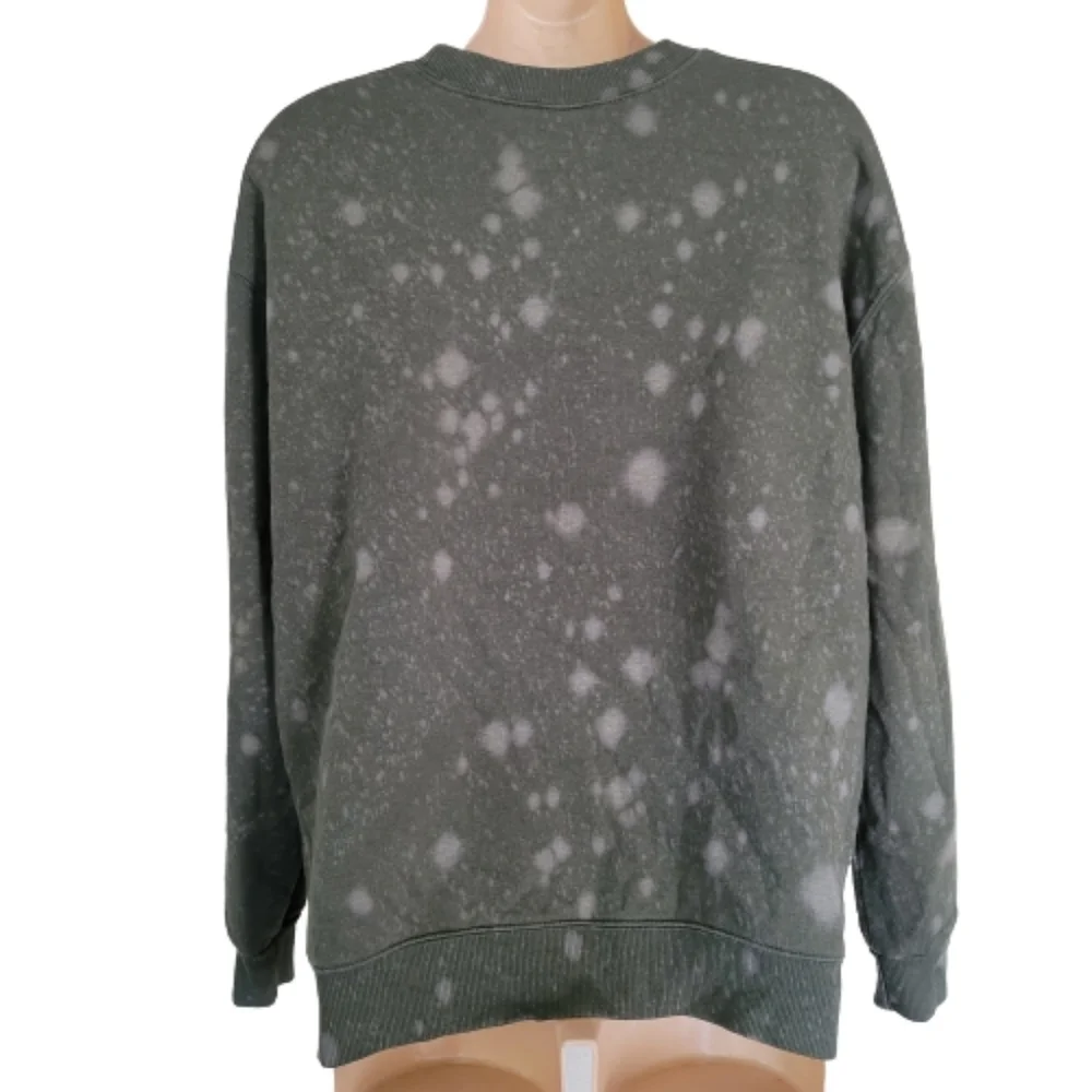 Wild Fable Green Tie Dye Pullover Sweatshirt Size Women's Small - Picture 2 of 8